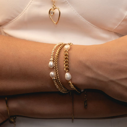 Schmuckset Eleganz der Perle - Sterling Silber
