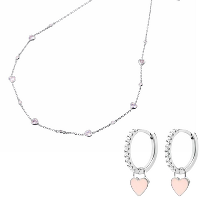 Jewelry set I love you - Sterling <tc>Silver</tc>