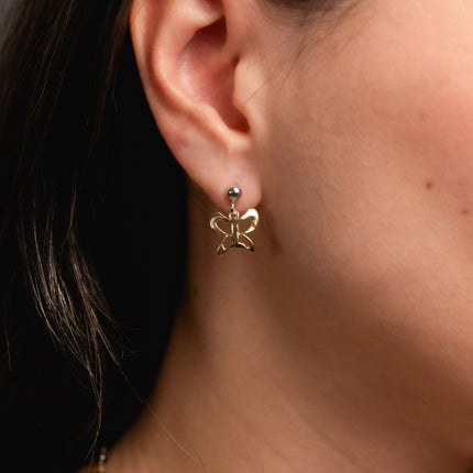 Duo-Schmetterling Schmuckset - Sterling Silber
