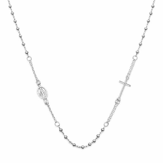 Rosenkranz Halskette - Sterling Silber