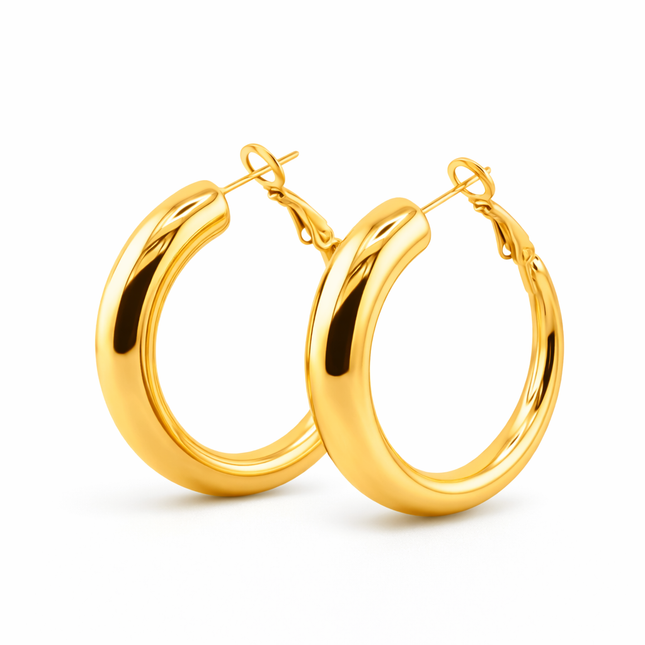 Halbmond Creolen - wasserfest