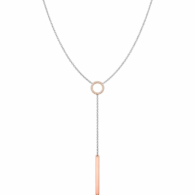 Halskette mit Stab-anhänger - Sterling Silber