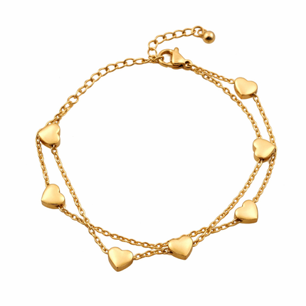 Herz-Armband - wasserfest