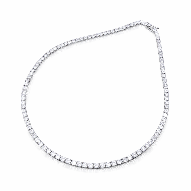 Tennis Halskette 3 mm - Sterling Silber