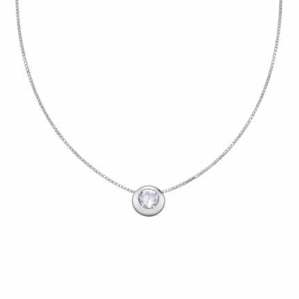 Halskette mit Stein - Sterling Silber