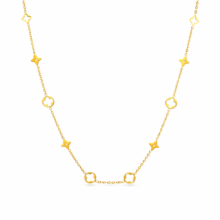 Vintage Clover-Kette - wasserfest