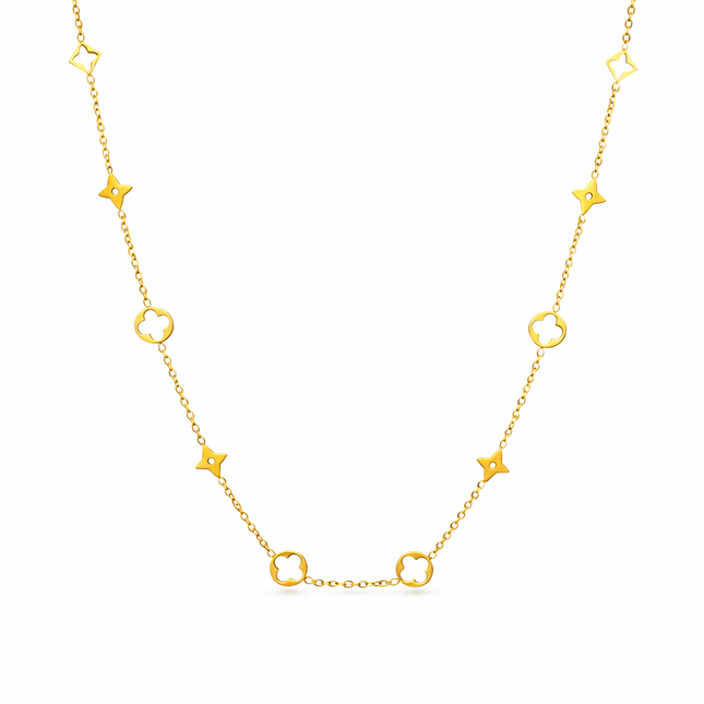 Vintage Clover-Kette - wasserfest