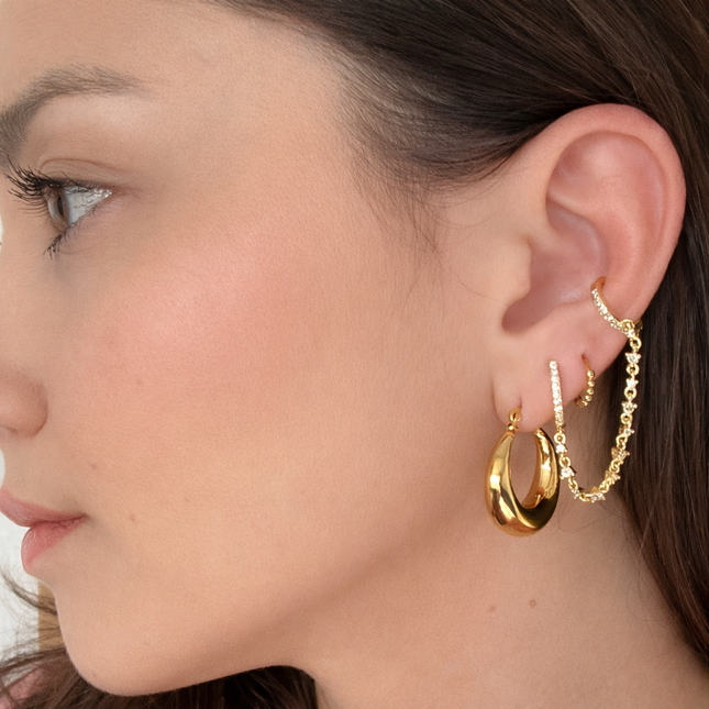 Ovale Creolen - wasserfest