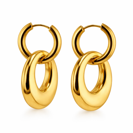 2-fache Creolen mittel - wasserfest