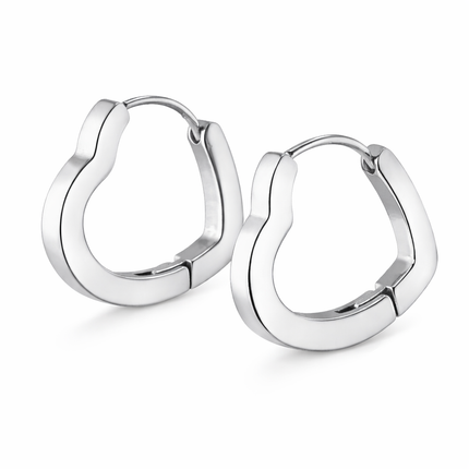 Herz Creolen - wasserfest