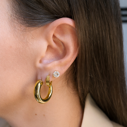 C-förmige Creolen - wasserfest