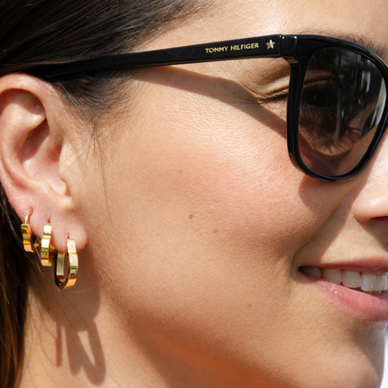 Herz Creolen - wasserfest