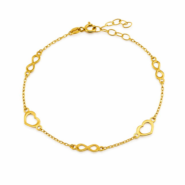 Armband mit Unendlichkeitszeichen - Sterling Silber