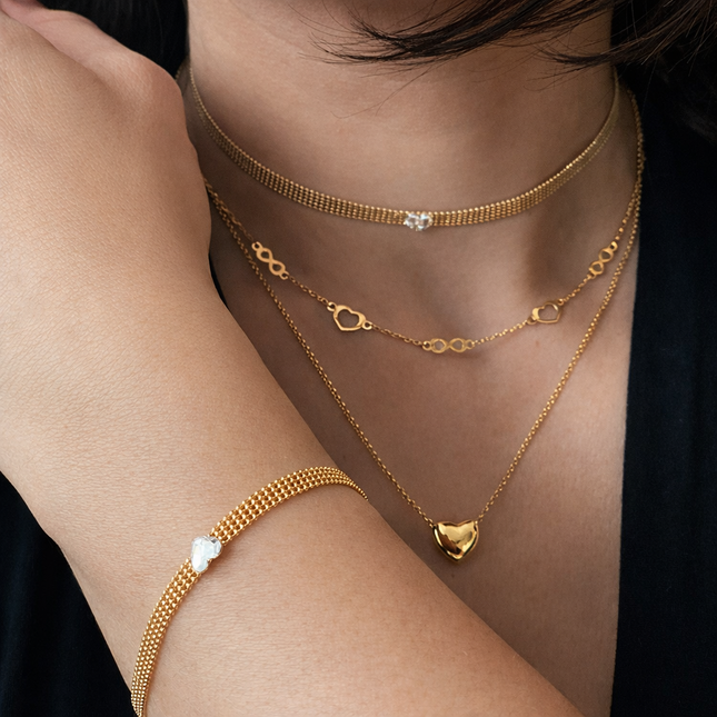 Armband mit Herz - Sterling Silber