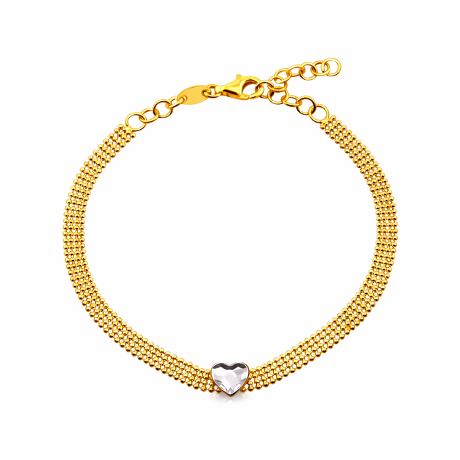 Armband mit Herz - Sterling Silber