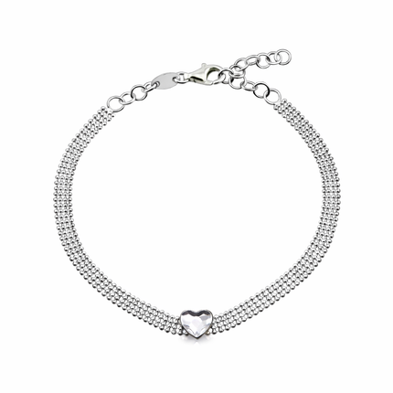 Armband mit Herz - Sterling Silber