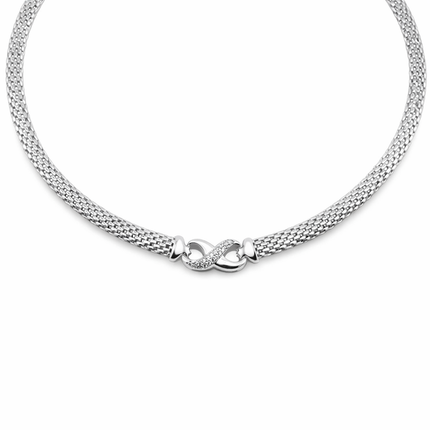 Unendlichkeitskette  - Sterling Silber