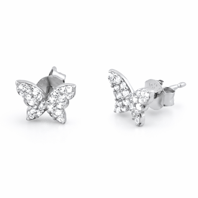 Schmetterling Ohrstecker - Sterling Silber