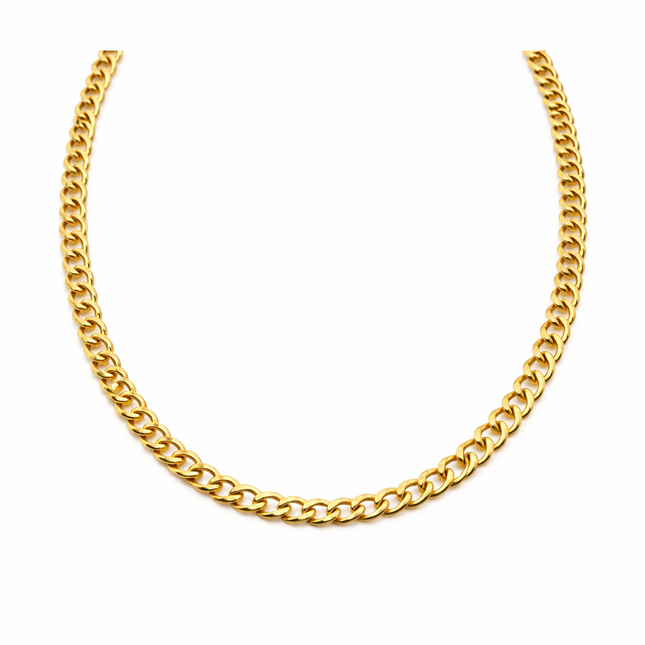 Cable Link Chain Halskette - wasserfest