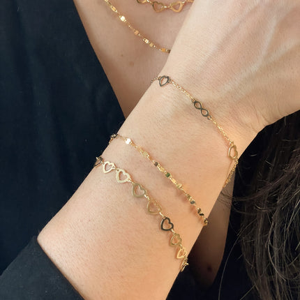 Armband mit Unendlichkeitszeichen - Sterling Silber