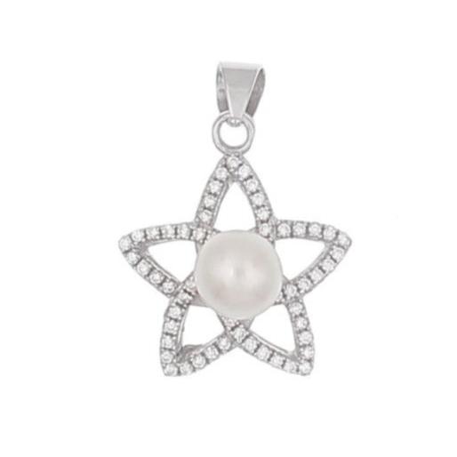 Blütenperle Anhänger - Sterling Silber