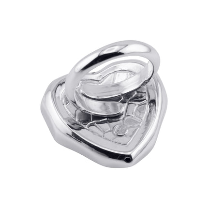 Ring mit klobigem Herz - Sterling Silber