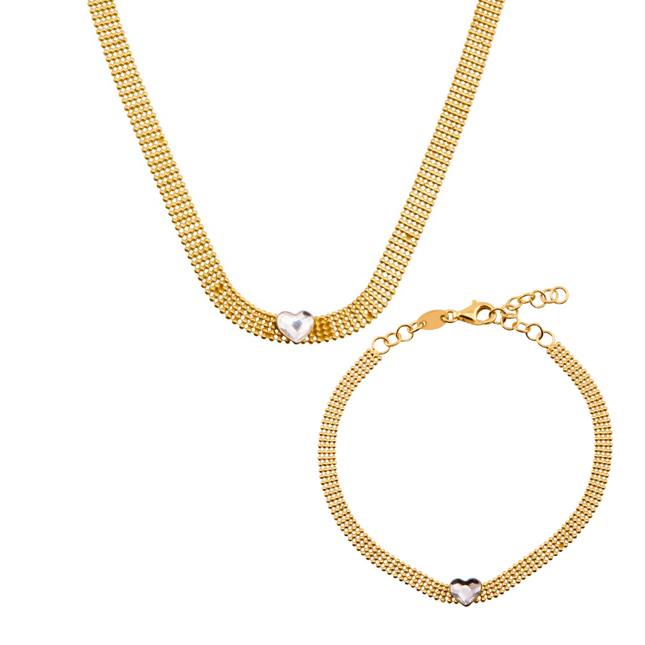 Schmuckset Pure Liebe - Sterling Silber